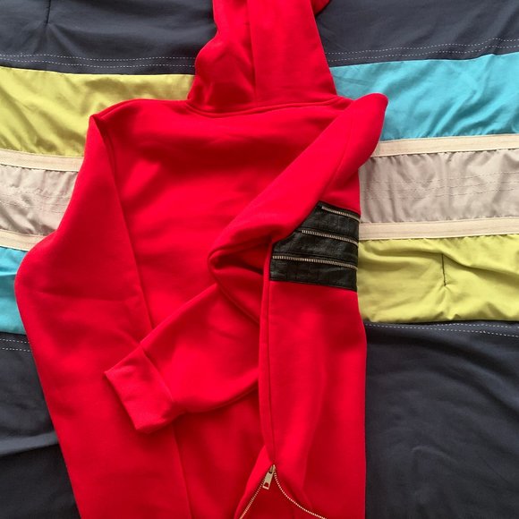 True Rock Leather Hoodie - Picture 3 of 3